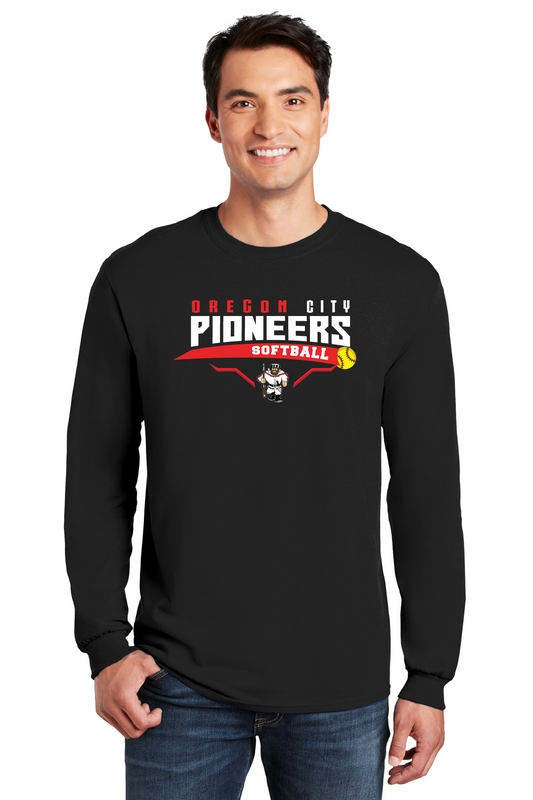 Softball Black Longsleeve